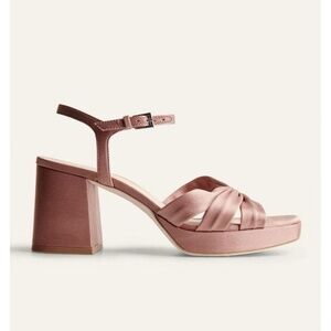 New Reformation Maize Platform Heeled Sandals Sz US 10